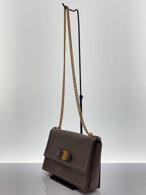 Salvatore Ferragamo Bag Leather GINNY Shoulder Black